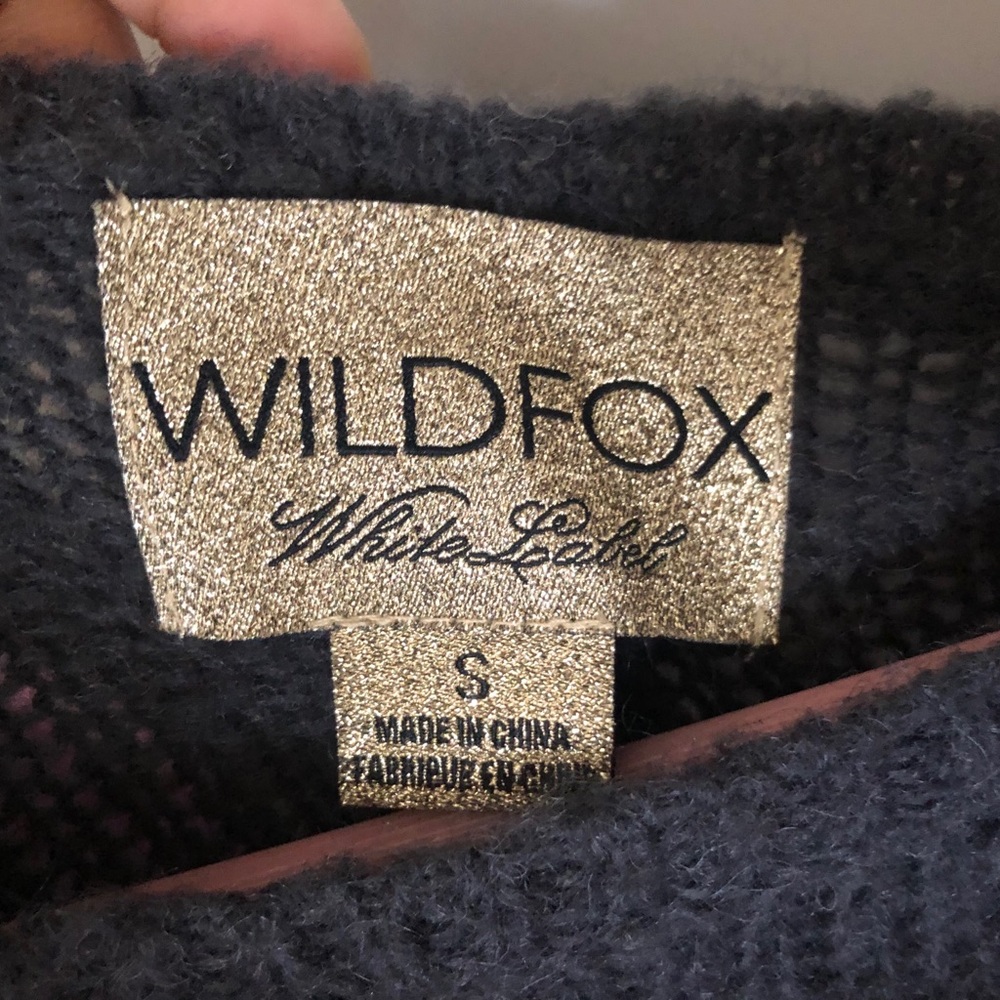 Wildfox Couture Aspen Lennon Reindeer Sweater S - Picture 8 of 8